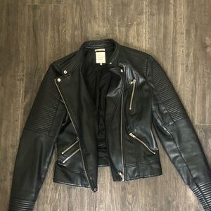 Zara faux leather jacket